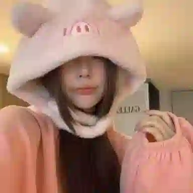 恩僾德 可爱卡通保暖百搭甜美护耳滑雪套 涤纶 绒线帽 男女同款情侣款