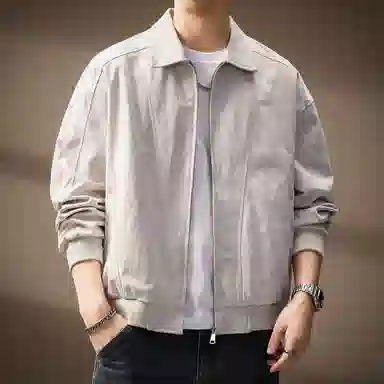 贵色 复古工装休闲百搭潮牌痞帅翻领夹克 男女同款