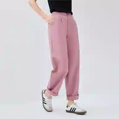 佐丹奴 压褶宽松舒适休闲裤 女款