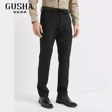 古鲨 商务简约舒适休闲裤 男款