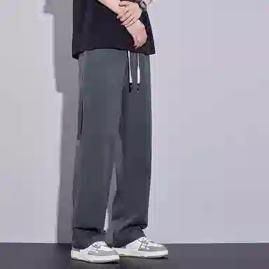 童先森 美式潮牌纯棉宽松直筒阔腿工装长裤子休闲裤 男款