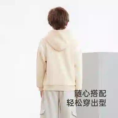 英氏 柔软舒适时尚亲肤连帽长袖卫衣青少年