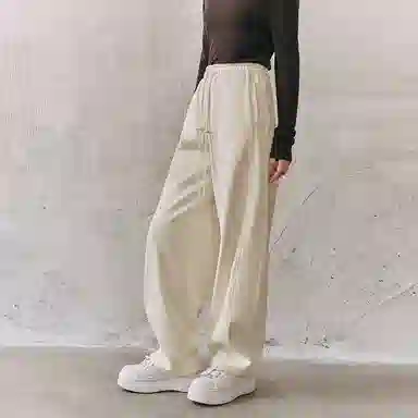 太平鸟 高腰香蕉保暖哈伦厚款休闲裤 女款