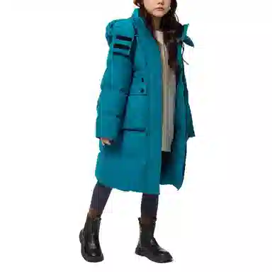 鸭鸭羽绒服 宽松纯色舒适百搭洋气 青少年