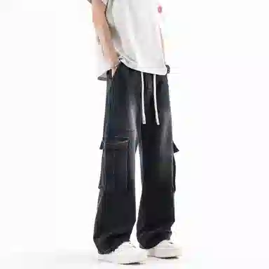 金盾 阔腿宽松工装休闲裤 男款