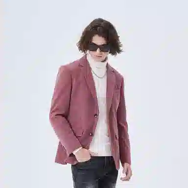 David Naman Blazer Pink