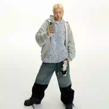 TGNS Vintage Reversible Plaid Hoodie