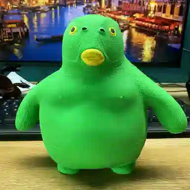 馨枕居 绿头鱼解压玩具休闲益智搞笑有趣 捏捏乐/按按乐