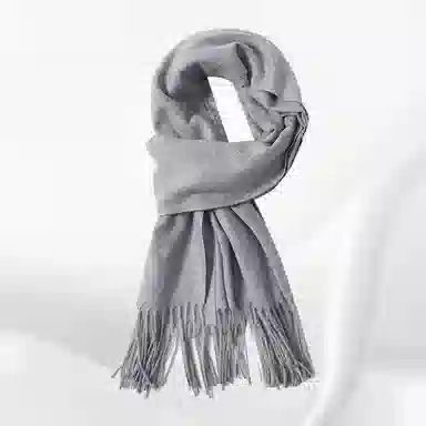 恩僾德 小众高颜值氛围感流苏 涤纶 绒线围巾 男女同款情侣款