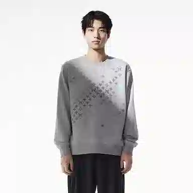 PEACEBIRD MEN Star Print Sweatshirt