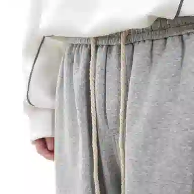 悍戈 美式街头条纹撞色设计感弯刀阔腿复古宽松垂感运动卫裤休闲裤 男女同款