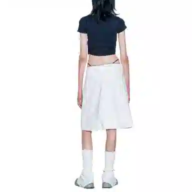 SCULPTOR Shirring Lowrise Midi Skirt