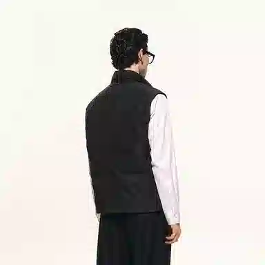 速写 男装休闲短款羽绒马甲 男款