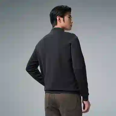 利郎 品位商务纯色半高领保暖可机洗质感冬季毛衣 男款