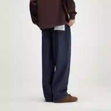 PEACEBIRD MEN Vintage Washed Denim Jeans