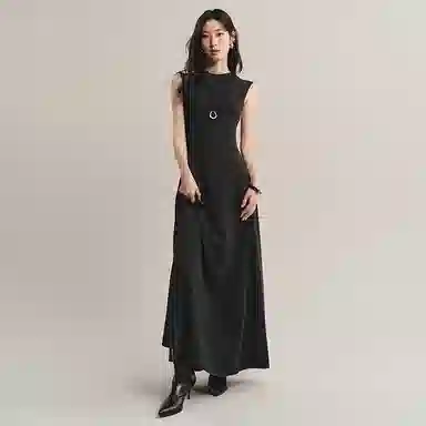 Peacebird Sleeveless Wool Knit Dress