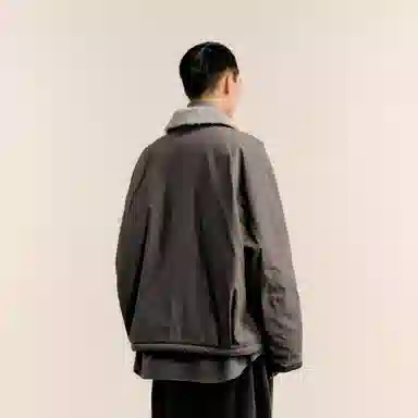 速写 翻领短款时尚休闲潮流宽松夹克外套 男款