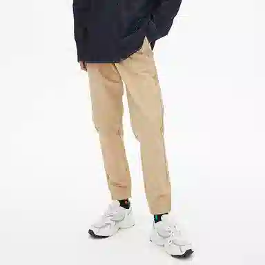 美特斯邦威 国潮宽松系带束脚休闲裤 男款