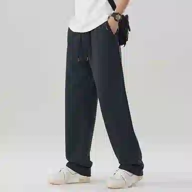 童先森 美式重磅潮牌宽松运动直筒长裤休闲裤 男款