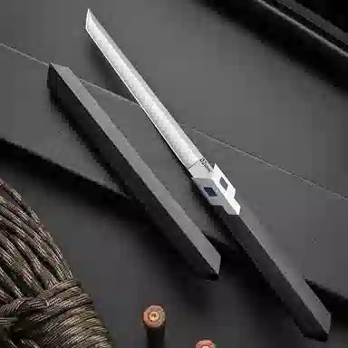 馨枕居 便携小刀锋利带柄露营登山 静态模型