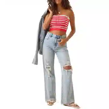 ALTAR'D STATE Straight Leg Jeans Kiara