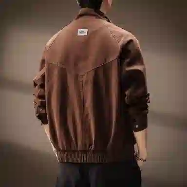 贵色 美式潮流复古城市机能耐磨工装潮牌拼接口袋立体裁剪设计休闲户外出行穿搭夹克外套 男女同款