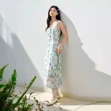 LEDIN Sail Blue Dress