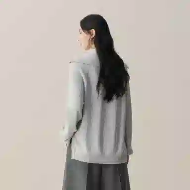 Peacebird Loose Fit Wool Blend Sweater