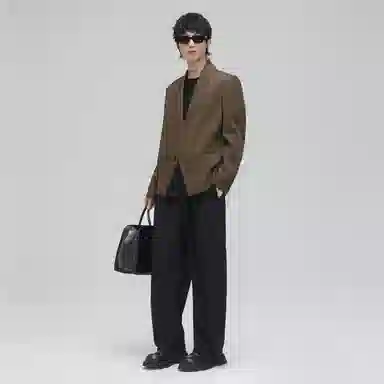 HERBEL Cross Single-Breasted Jacket