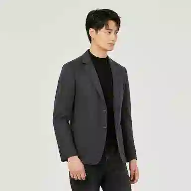 利郎 休闲百搭绵羊毛混纺商务西服简约通勤长袖西装 男款