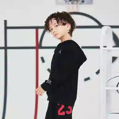 Jordan Kids Hoodie Black