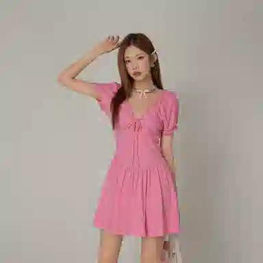 CHUU V-Neck Dress