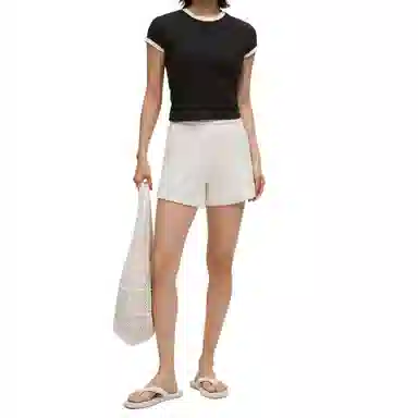 lululemon Organic Cotton Ringer Baby Tee T