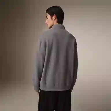 PEACEBIRD MEN Half Neck Knit Sweater