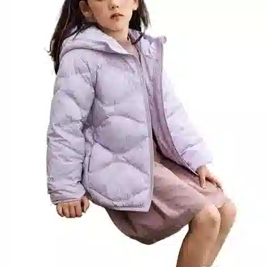 鸭鸭 保暖防风防水舒适轻盈羽绒服 青少年