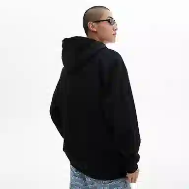 美特斯邦威 国潮纯色休闲宽松连帽卫衣 男女同款