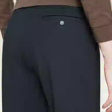 红豆 针织四面弹直筒保暖商务休闲裤 男款 藏青色