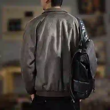 遨宇 美式复古休闲潮流高端极简风上衣户外百搭工装夹克外套 男款