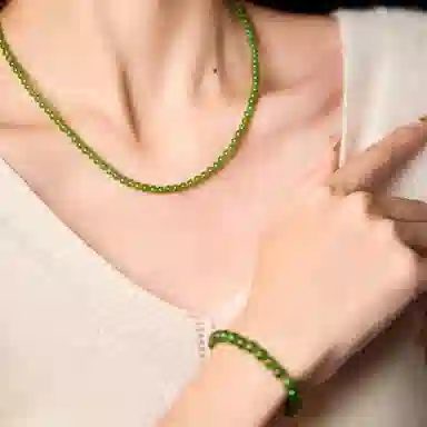 琳琯瑛 新中式国风小众设计高级感轻奢气质 项链 碧玉 女款