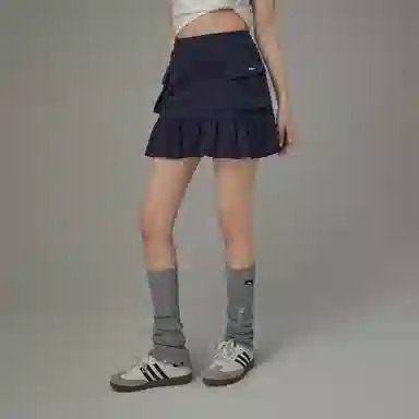 CHUU Elastic Waist Pleated Skirt 2024 Summer