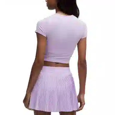 lululemon Modal-Silk Twist-Front Cropped T