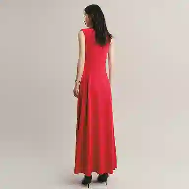 Peacebird Sleeveless Wool Knit Dress