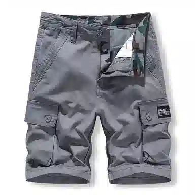 金盾 纯色夏季工装潮流休闲短裤 男款