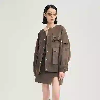 Lost in Echo Retro Cropped Jacket