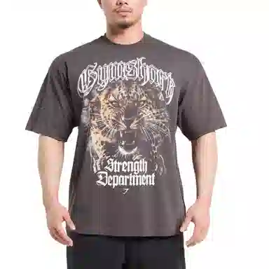 GYMSHARK Strength Department Animal Oversized T-Shirt T