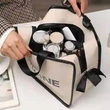 艾情草之恋 仿棉麻化妆包 透气耐磨扩容