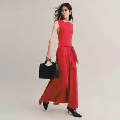 Peacebird Sleeveless Wool Knit Dress