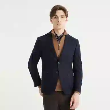 利郎 时尚都市纯色简约百搭长袖西装 男款