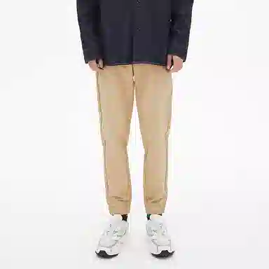 美特斯邦威 国潮宽松系带束脚休闲裤 男款