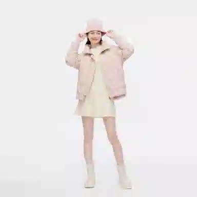 波司登 轻暖系列 短款纯色长袖羽绒服 女款